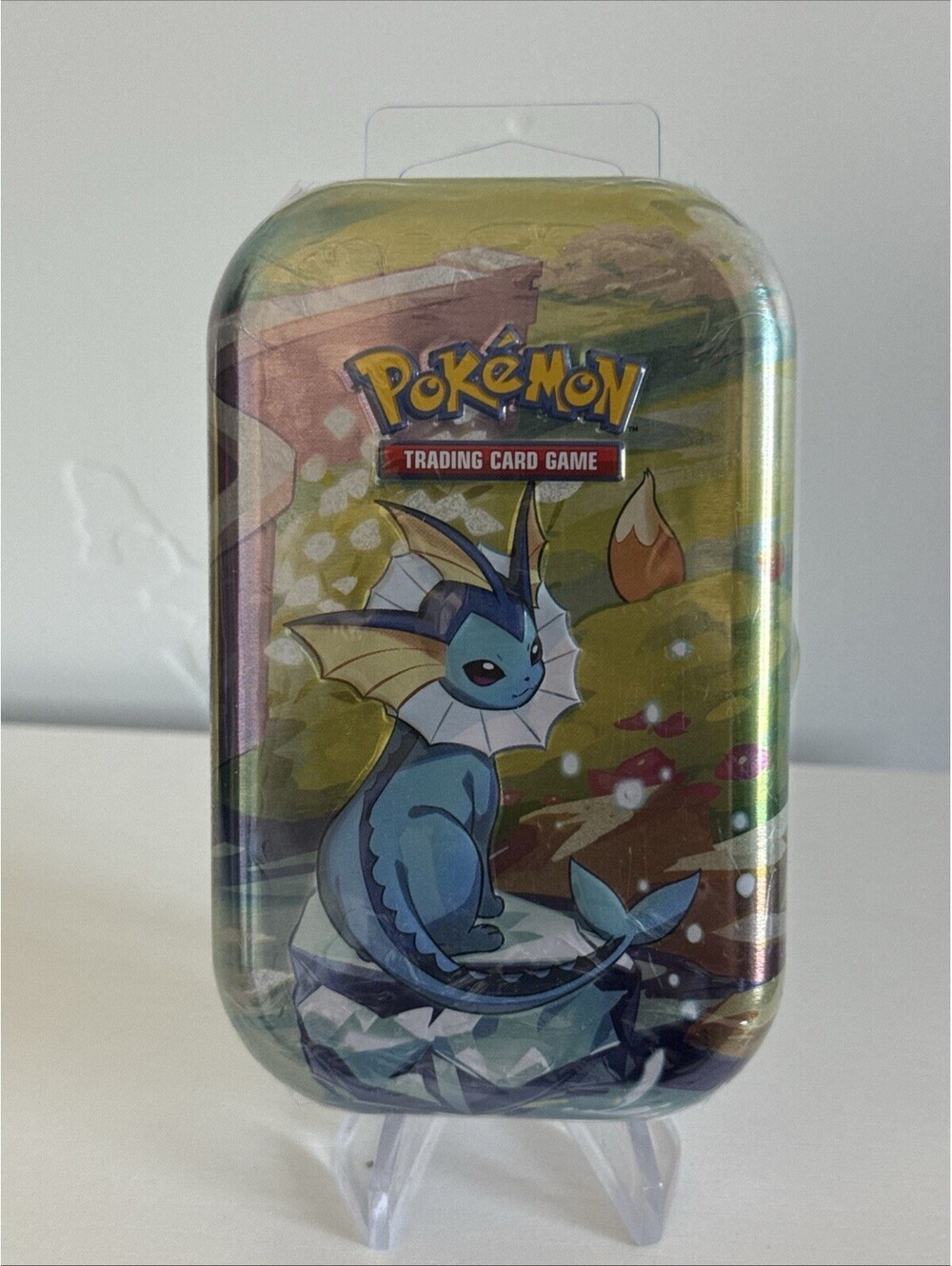 Pokémon TCG: Scarlet & Violet-Prismatic Evolutions Mini Tin - (Vaporeon Art)